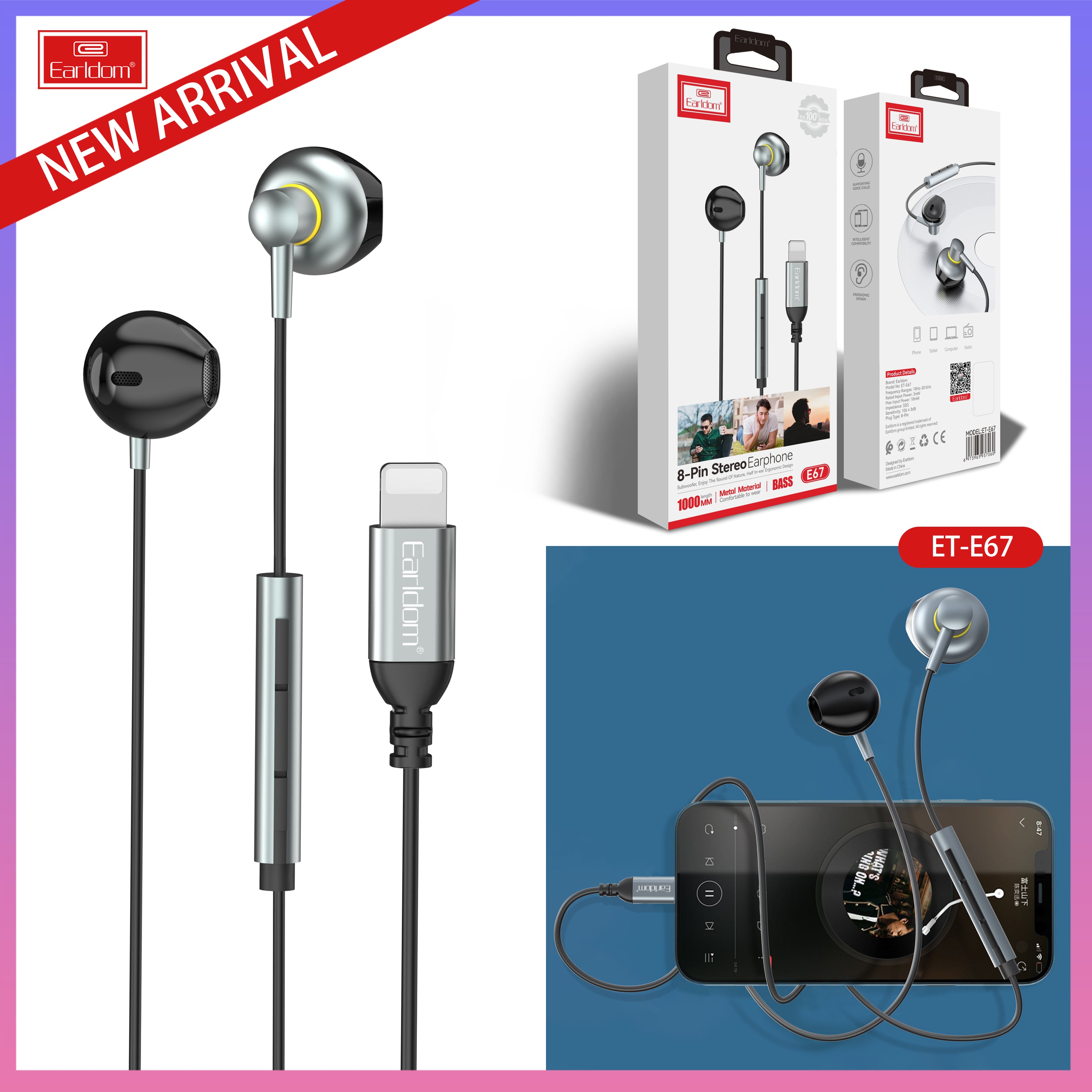Earphone with Lightning Connector Earphone with Lightning Connector